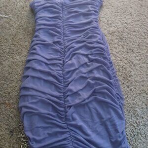 Purple dress with diamond